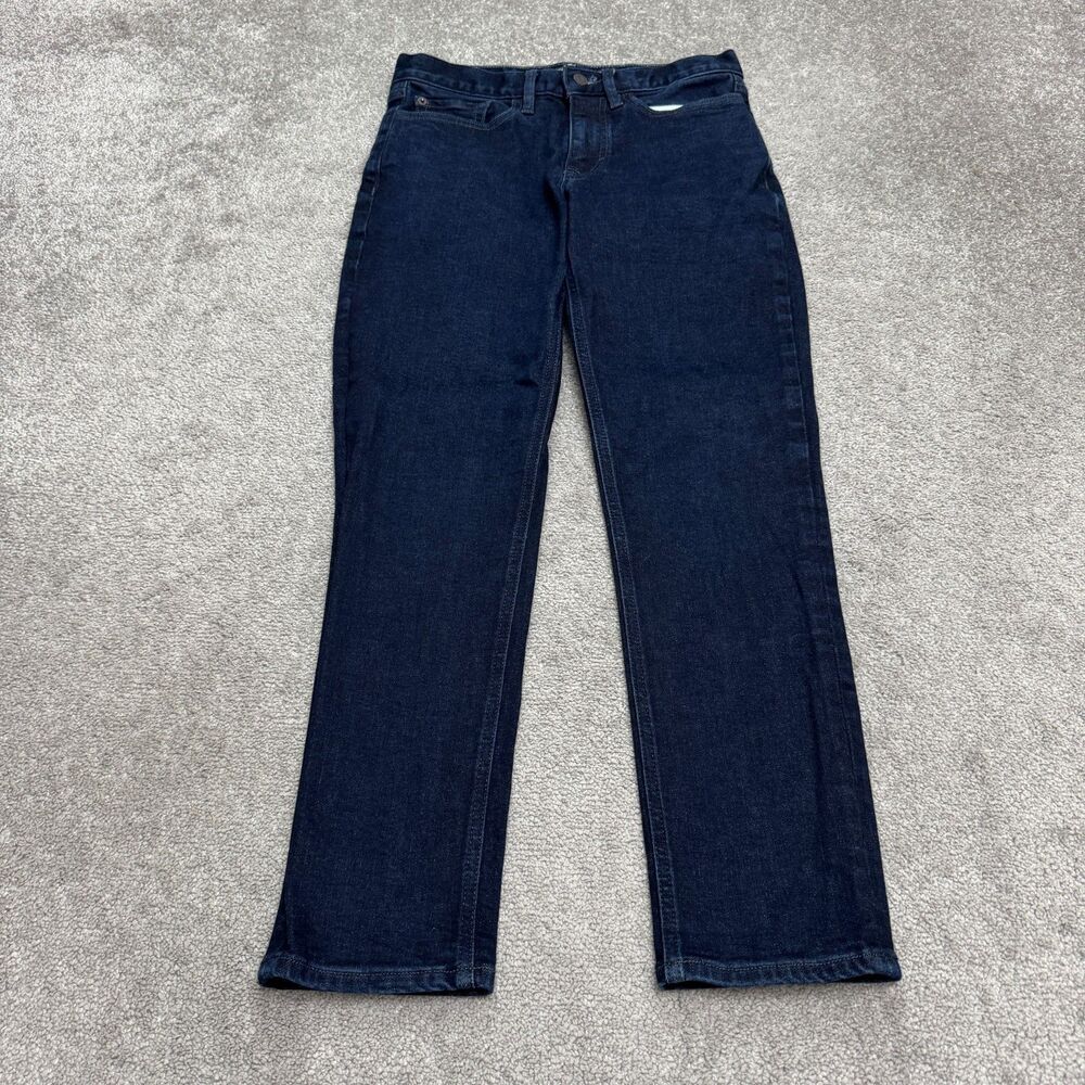 Banana Republic Slim Fit Stretch Denim Jeans Mens 30x30 Blue Dark Wash Straight